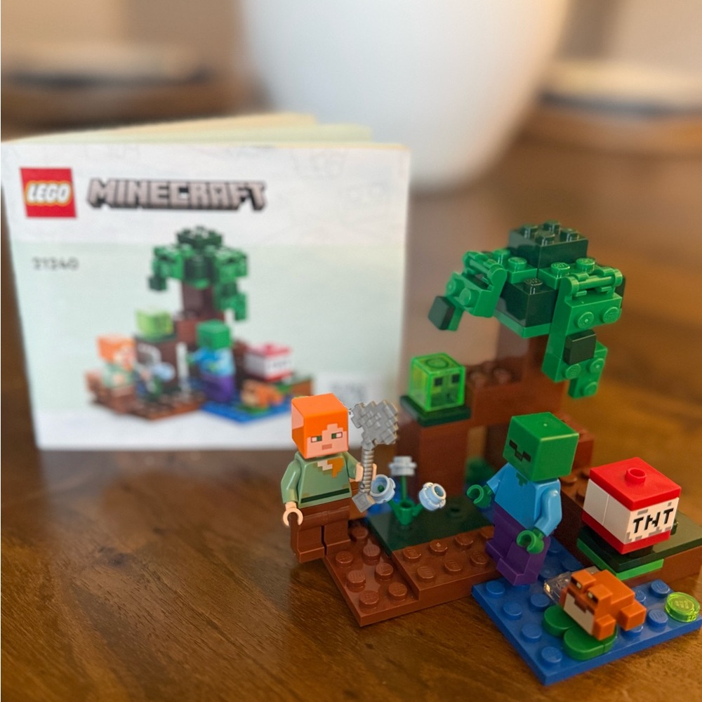 LEGO Minecraft Building Set - 21240 - The Swamp Adventure
